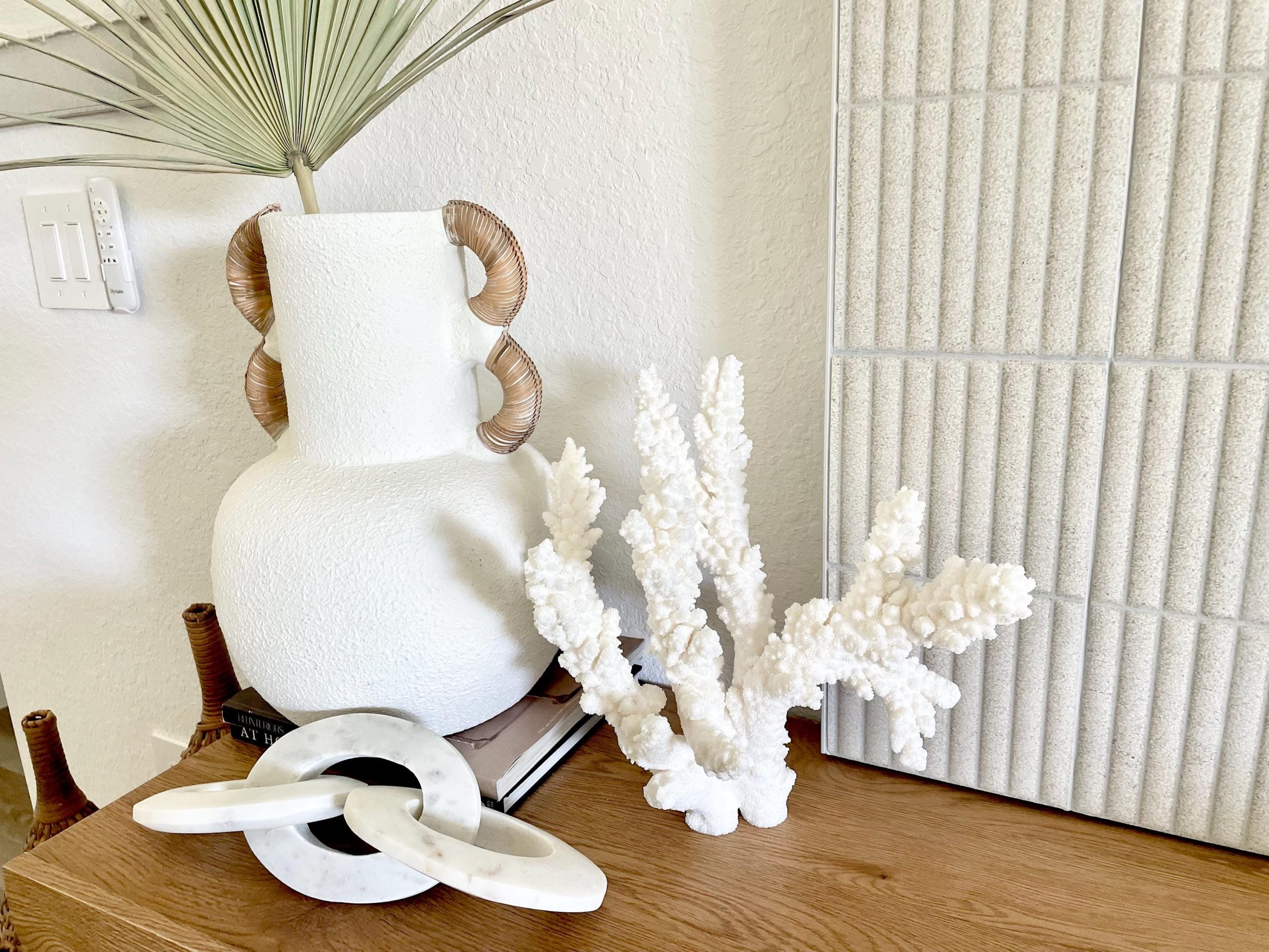 Branch Coral Fossil Specimen: 13" x 12"x 8" Coastal Beach House Décor - Image 2