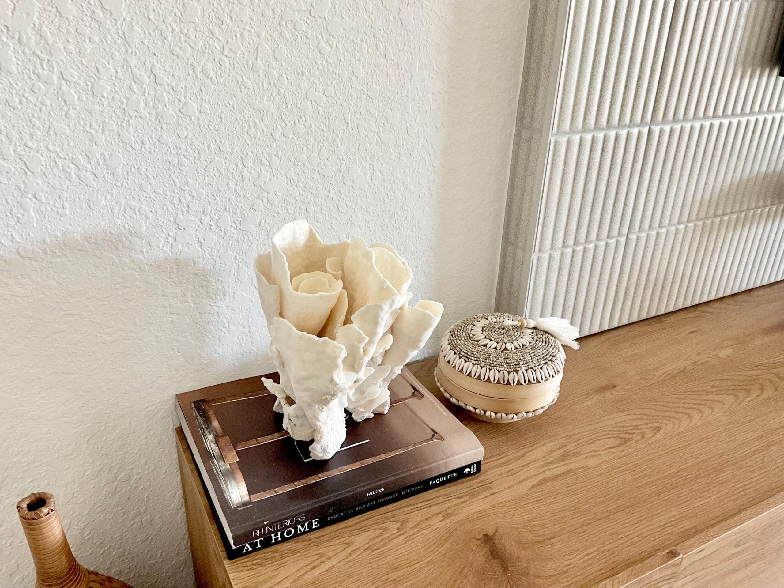 Natural Spiral Cup Coral Fossil Specimen: 9x7.5x8" Beach House Coastal Décor - Image 10